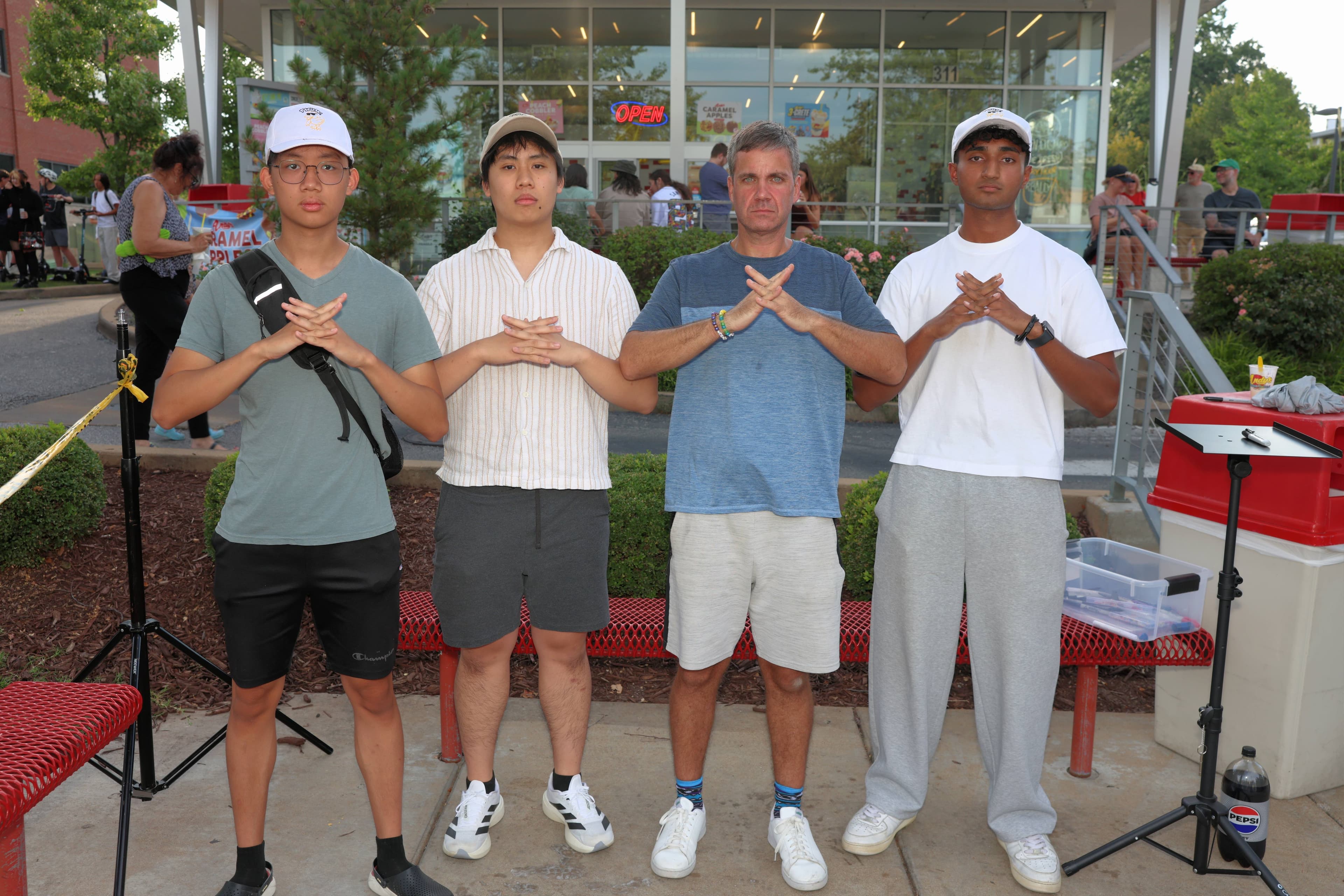 The Forge team with Professor Sendy in St. Louis